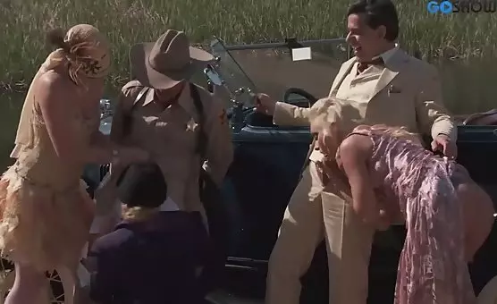 Explicit Encounters in Vintage Film Outdoor Orgies