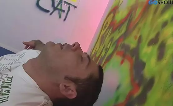 Roller Skate Girl Sucks Off Guys Penis